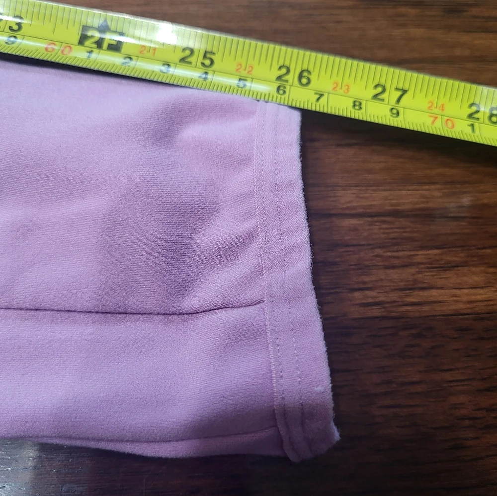 Gymshark Women's Lilac Purple Strappy High Waist Stretch Fitness Leggings Medium